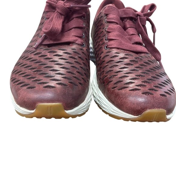 Nobull Mens Burgundy Knit perforated crossfit sneakers SZ 6.5 SKU 9415 - Picture 10 of 14
